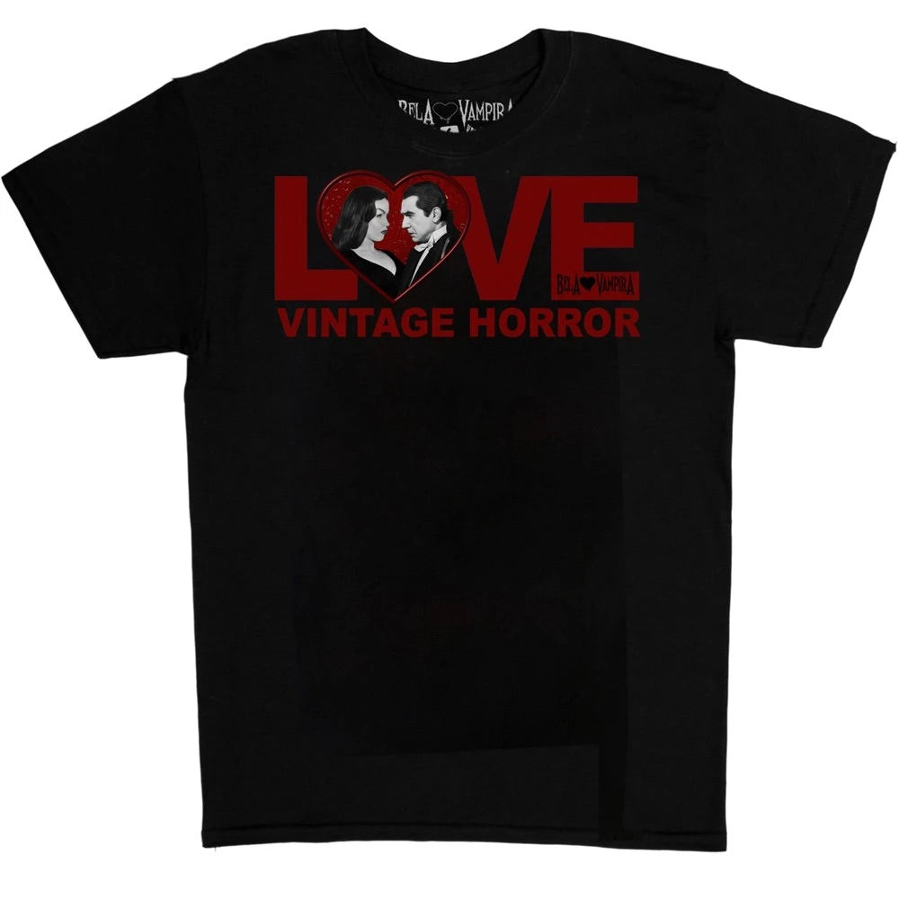Bela Loves Vampira Vintage Horror Tshirt