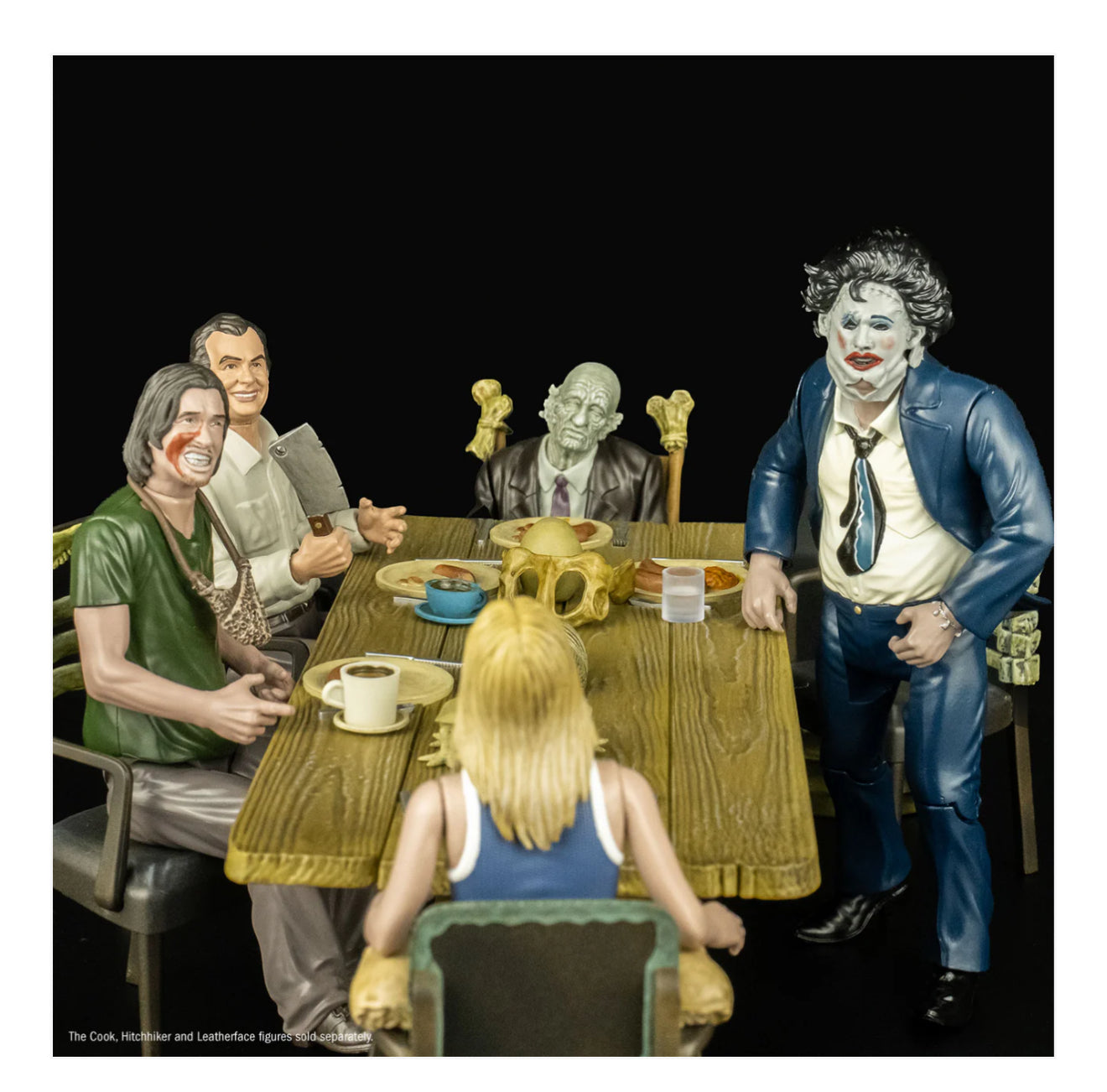 THE TEXAS CHAINSAW MASSACRE (1974) - DINNER SCENE PLAYSET