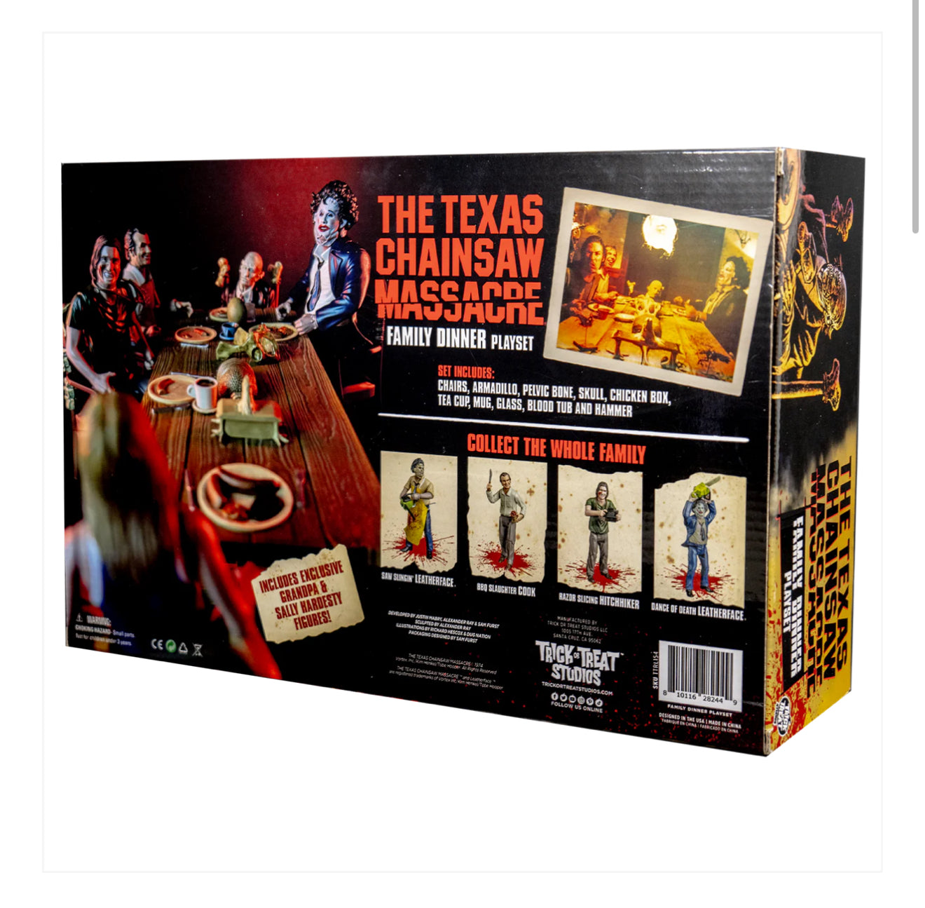 THE TEXAS CHAINSAW MASSACRE (1974) - DINNER SCENE PLAYSET