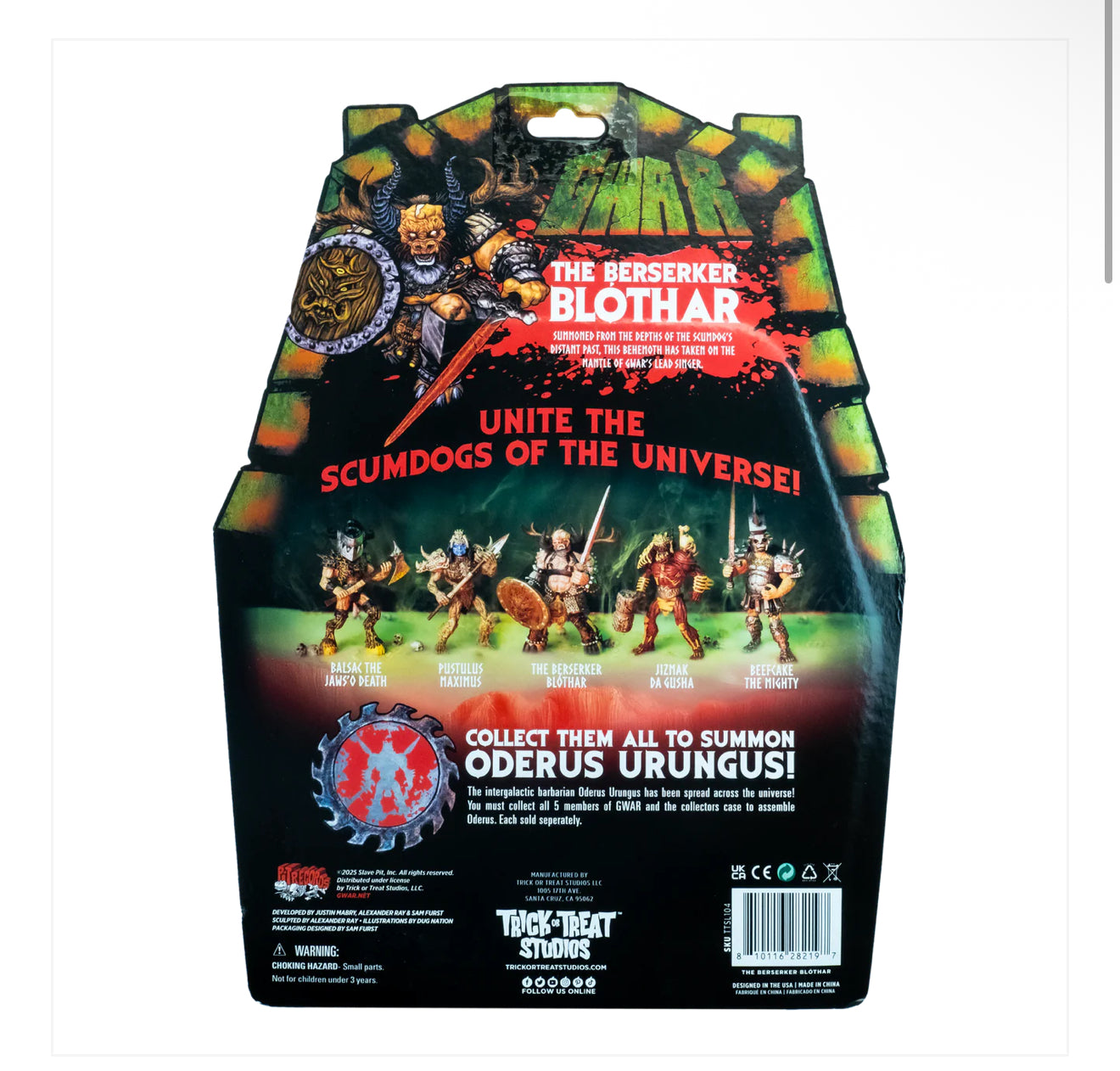 GWAR - BLÖTHAR THE BERSERKER - 5" ACTION FIGURE