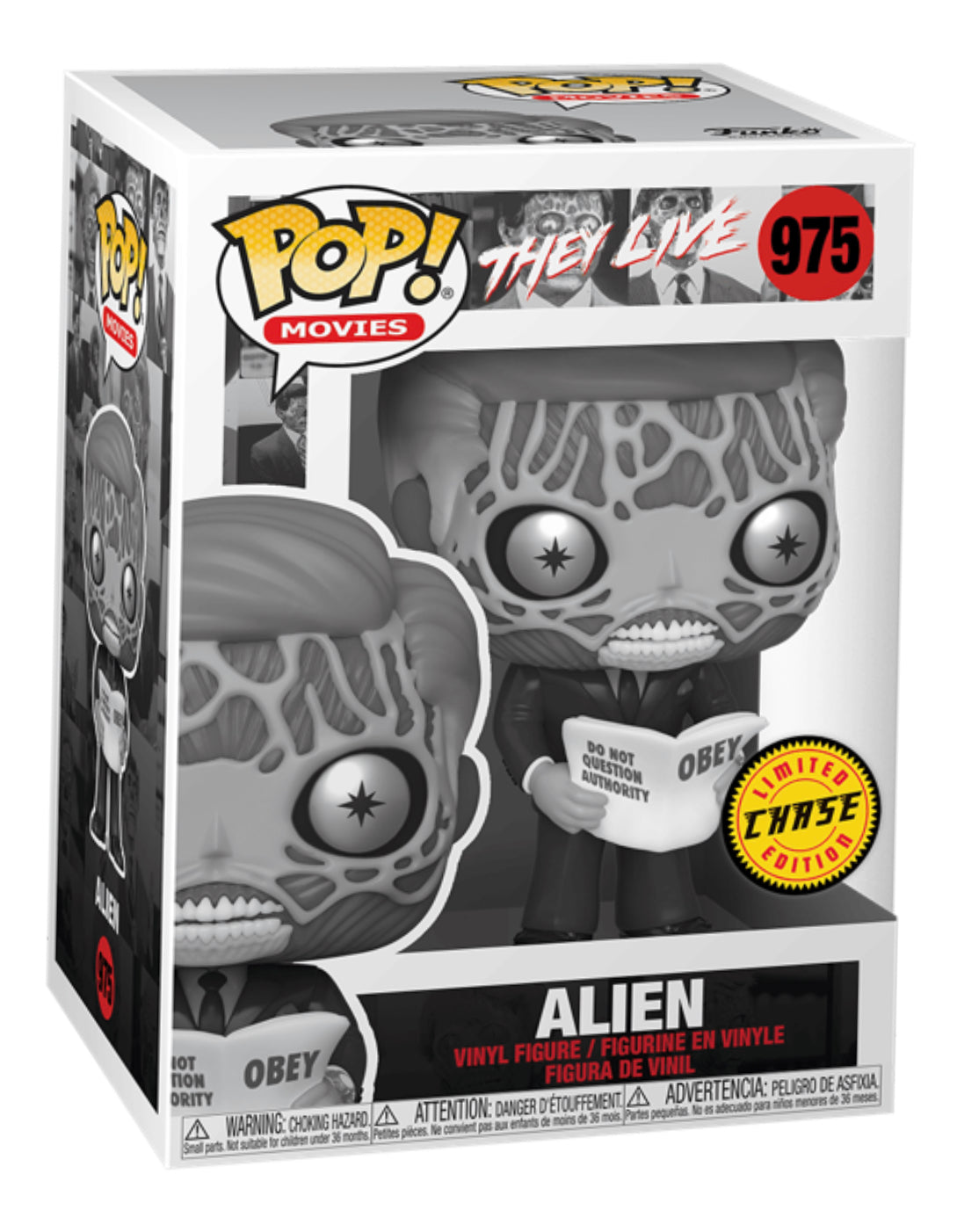 Funko Pop! Movies:Alien #975 B&W Chase